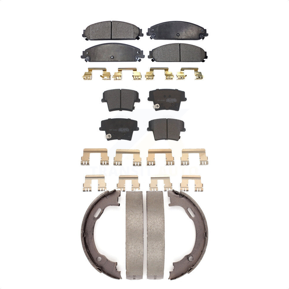Transit Auto KFN-100603 Disc Brake Pad for 2005-2021 Dodge Charger, Dodge Challenger and More - Front and Rear