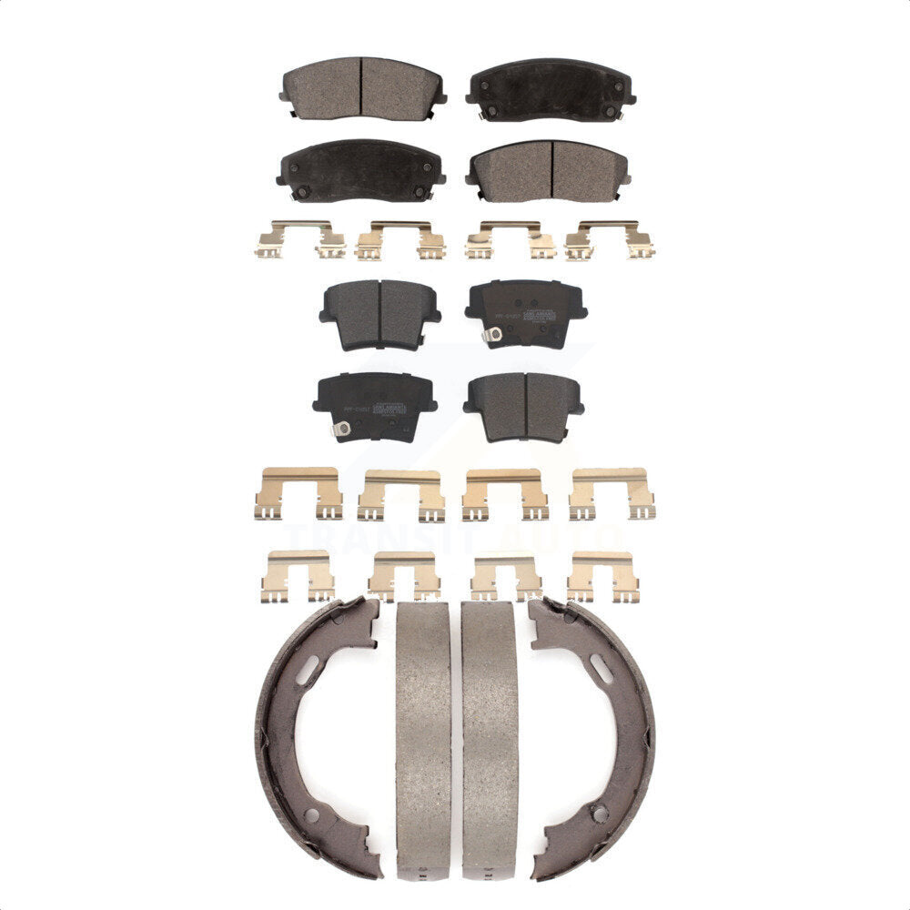Transit Auto KFN-100604 Disc Brake Pad for 2005-2021 Dodge Charger, Dodge Challenger and More - Front and Rear