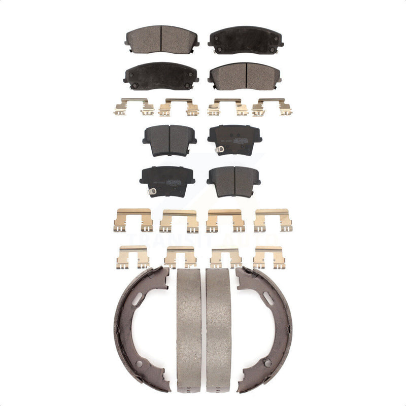 Transit Auto KFN-100604 Disc Brake Pad for 2005-2021 Dodge Charger, Dodge Challenger and More - Front and Rear