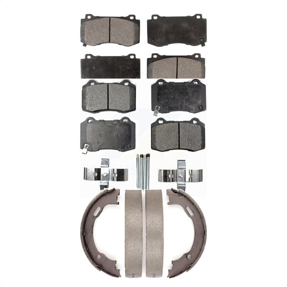Transit Auto KFN-100605 Disc Brake Pad for 2005-2021 Dodge Challenger, Dodge Charger and More - Front and Rear
