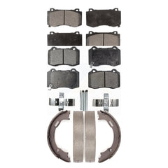 Transit Auto KFN-100605 Disc Brake Pad for 2005-2021 Dodge Challenger, Dodge Charger and More - Front and Rear