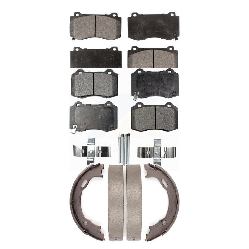 Transit Auto KFN-100605 Disc Brake Pad for 2005-2021 Dodge Challenger, Dodge Charger and More - Front and Rear