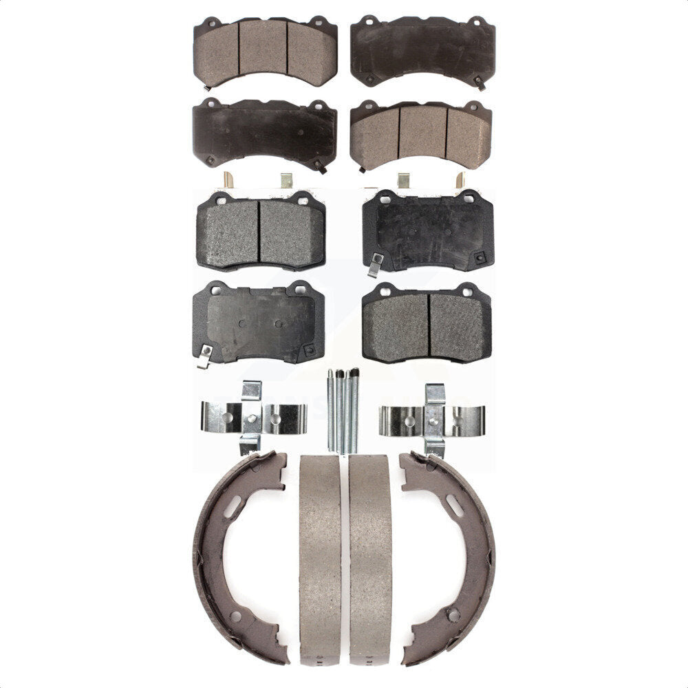 Transit Auto KFN-100608 Disc Brake Pad for 2015-2021 Dodge Challenger, Dodge Charger - Front and Rear