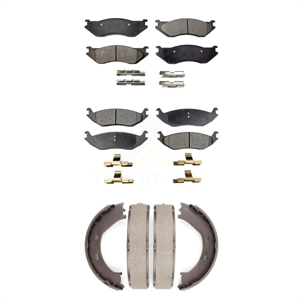 Transit Auto KFN-100609 Disc Brake Pad for 2003-2006 Dodge Ram 1500, Dodge Durango - Front and Rear