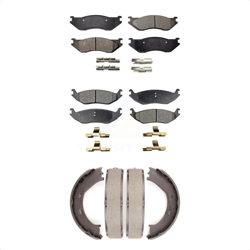 Transit Auto KFN-100609 Disc Brake Pad for 2003-2006 Dodge Ram 1500, Dodge Durango - Front and Rear