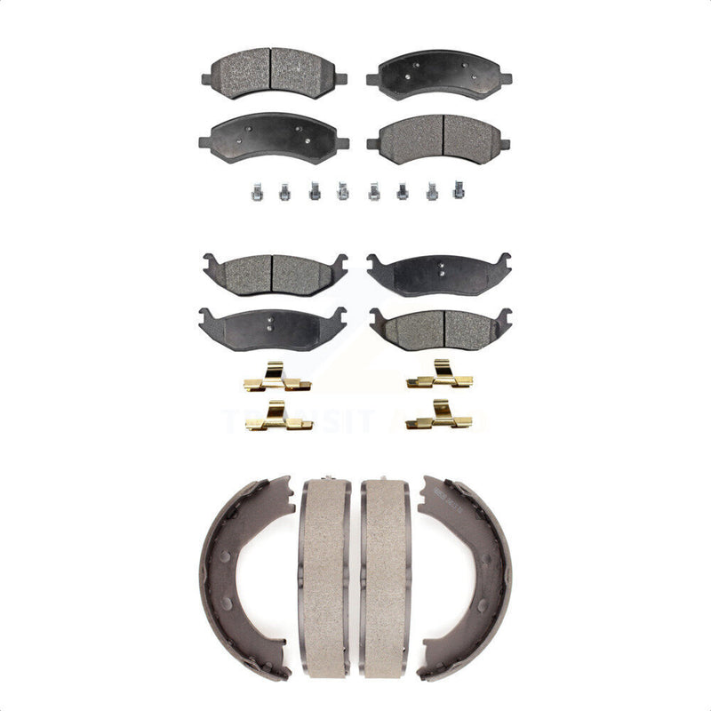 Transit Auto KFN-100610 Disc Brake Pad for 2006-2008 Dodge Ram 1500, Chrysler Aspen, Dodge Durango - Front and Rear