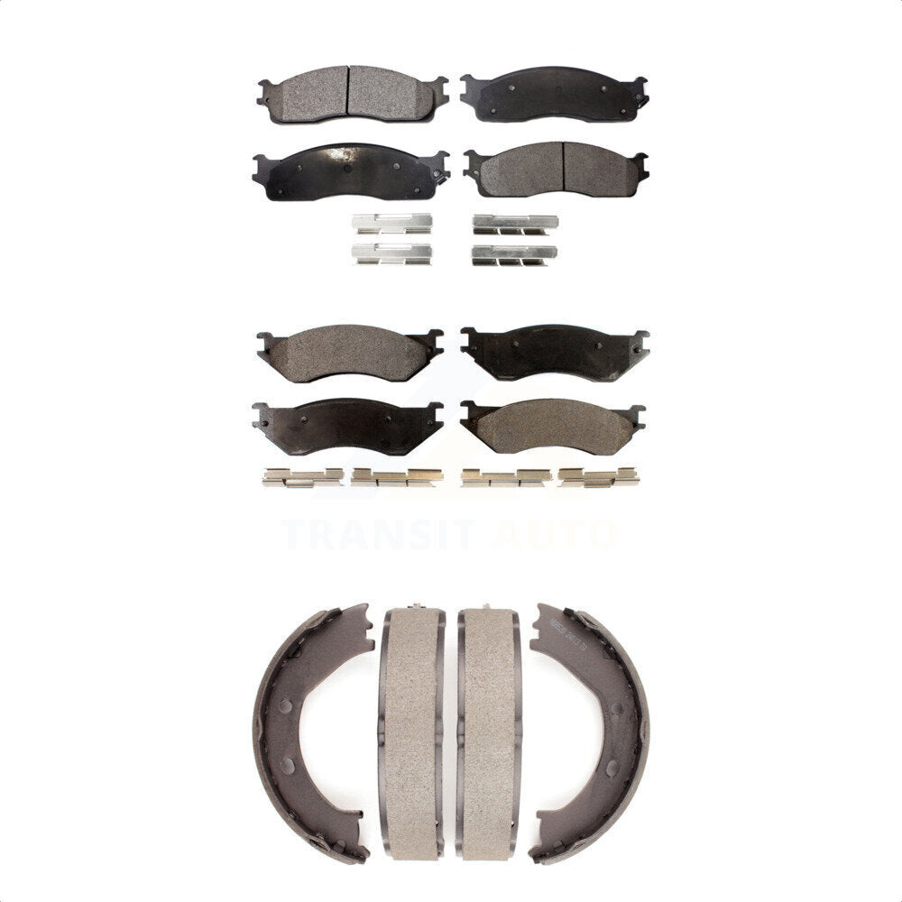 Transit Auto KFN-100611 Disc Brake Pad for 2008 Dodge Ram 1500 - Front and Rear