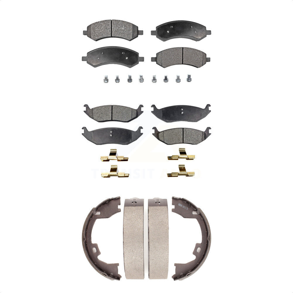 Transit Auto KFN-100612 Disc Brake Pad for 2007-2008 Dodge Ram 1500 - Front and Rear