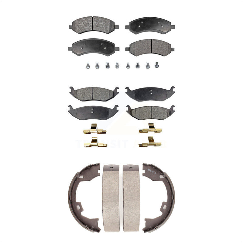 Transit Auto KFN-100612 Disc Brake Pad for 2007-2008 Dodge Ram 1500 - Front and Rear
