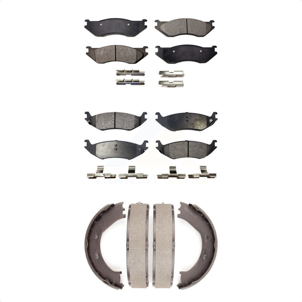 Transit Auto KFN-100614 Disc Brake Pad for 2002-2004 Dodge Ram 1500 - Front and Rear
