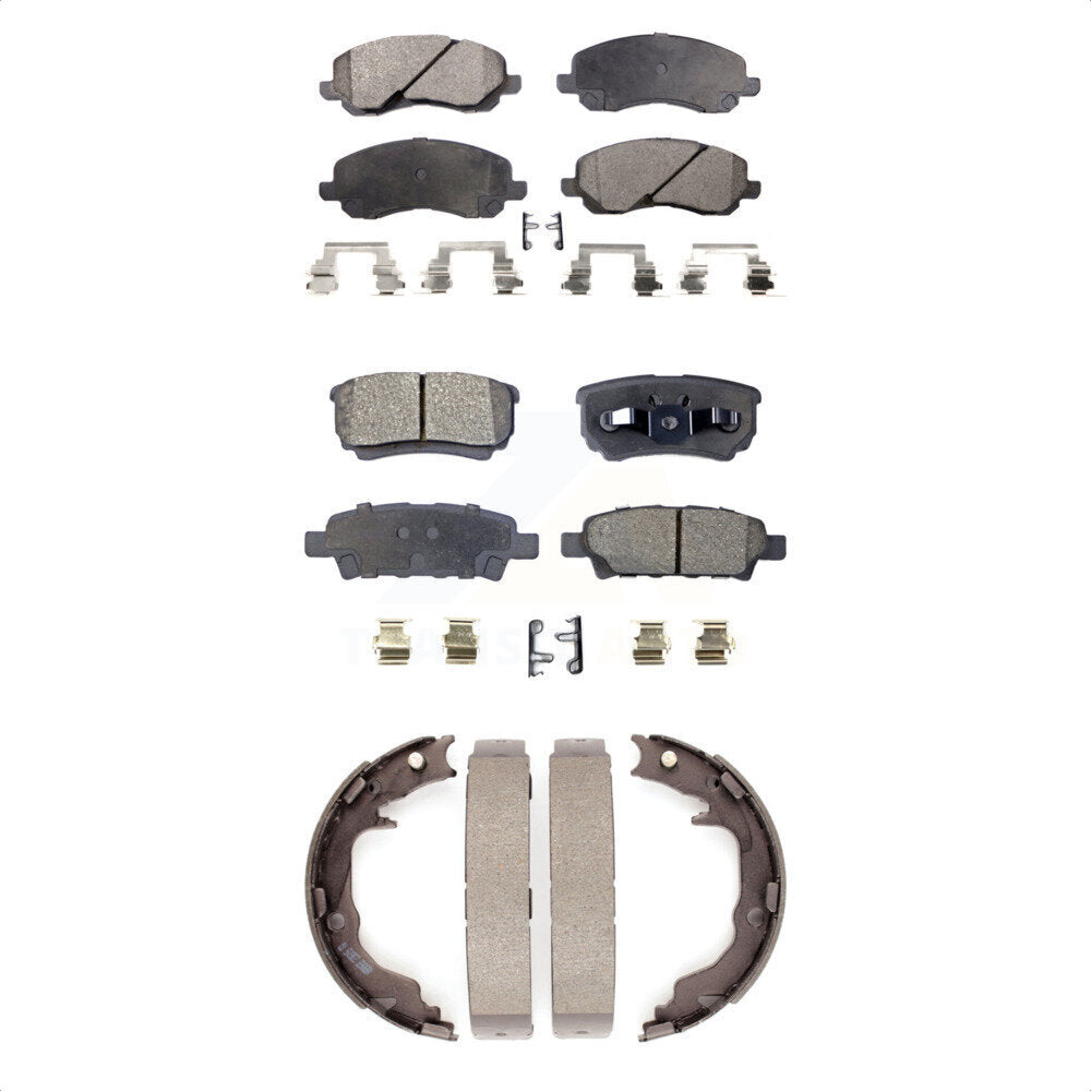 Transit Auto KFN-100615 Disc Brake Pad for 2007-2017 Jeep Compass, Jeep Patriot and More - Front and Rear