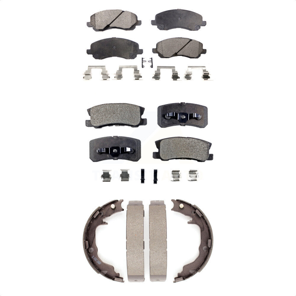Transit Auto KFN-100616 Disc Brake Pad for 2007-2017 Jeep Compass, Jeep Patriot and More - Front and Rear