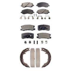 Transit Auto KFN-100616 Disc Brake Pad for 2007-2017 Jeep Compass, Jeep Patriot and More - Front and Rear