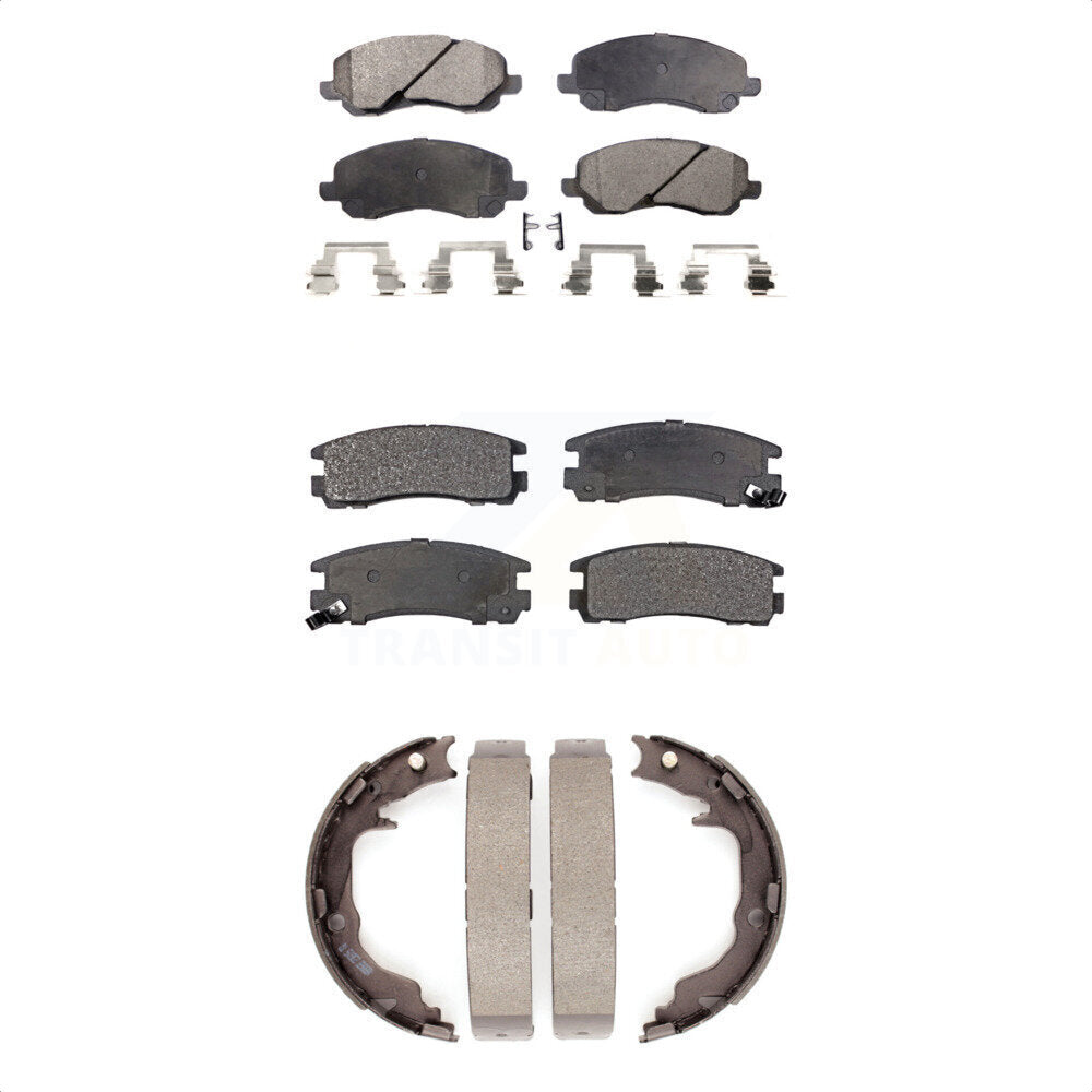 Transit Auto KFN-100617 Disc Brake Pad for 2004-2012 Mitsubishi Galant, Mitsubishi Eclipse - Front and Rear