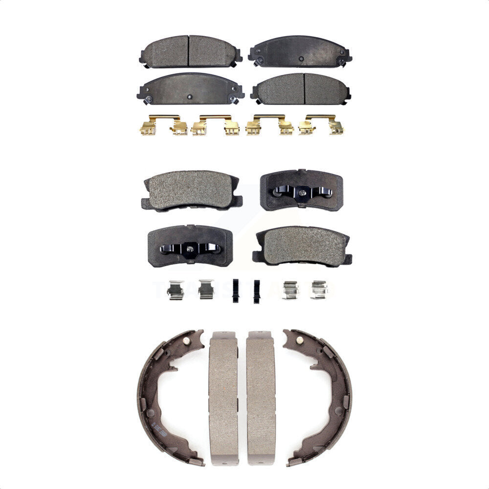 Transit Auto KFN-100618 Disc Brake Pad for 2008-2009 Dodge Caliber - Front and Rear
