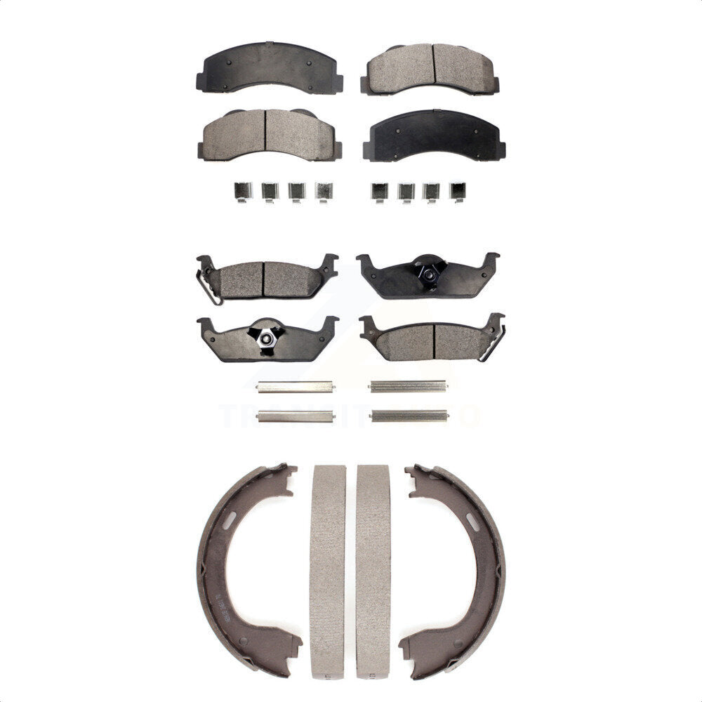 Transit Auto KFN-100619 Disc Brake Pad for 2010-2011 Ford F-150 - Front and Rear