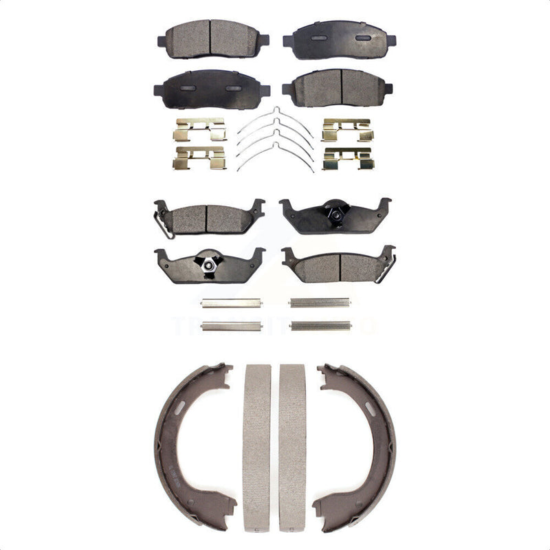 Transit Auto KFN-100620 Disc Brake Pad for 2009 Ford F-150 - Front and Rear