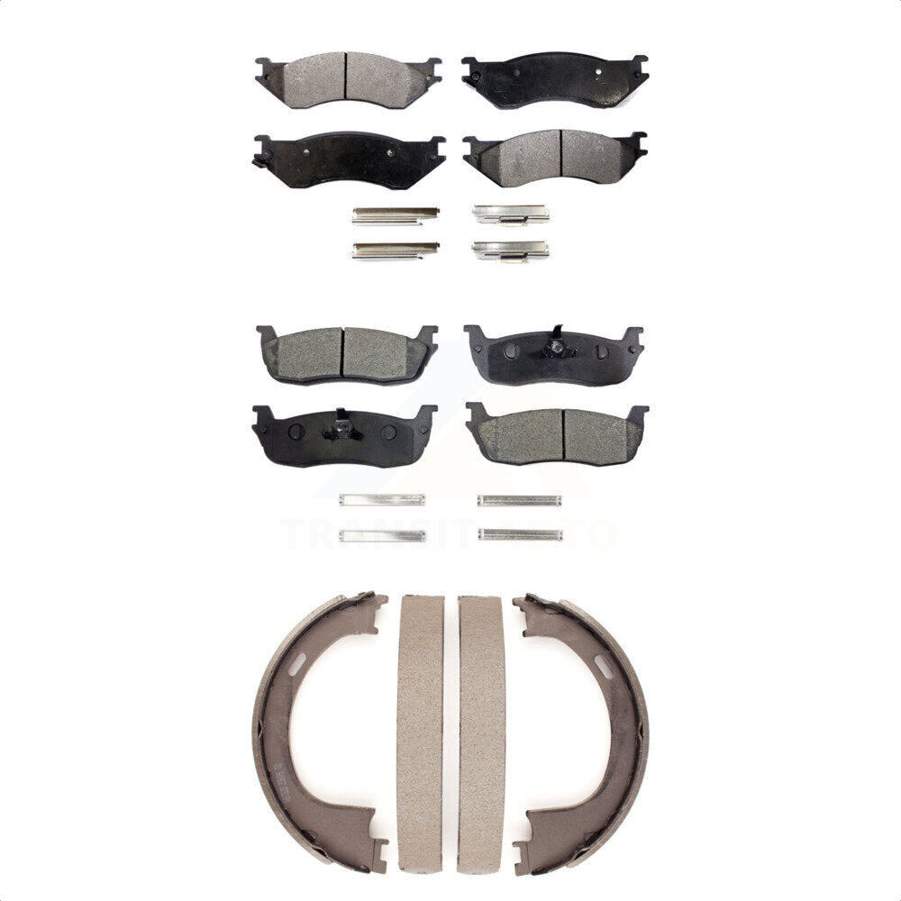 Transit Auto KFN-100621 Disc Brake Pad for 1997-2004 Ford F-150 Heritage, Ford Expedition and More - Front and Rear