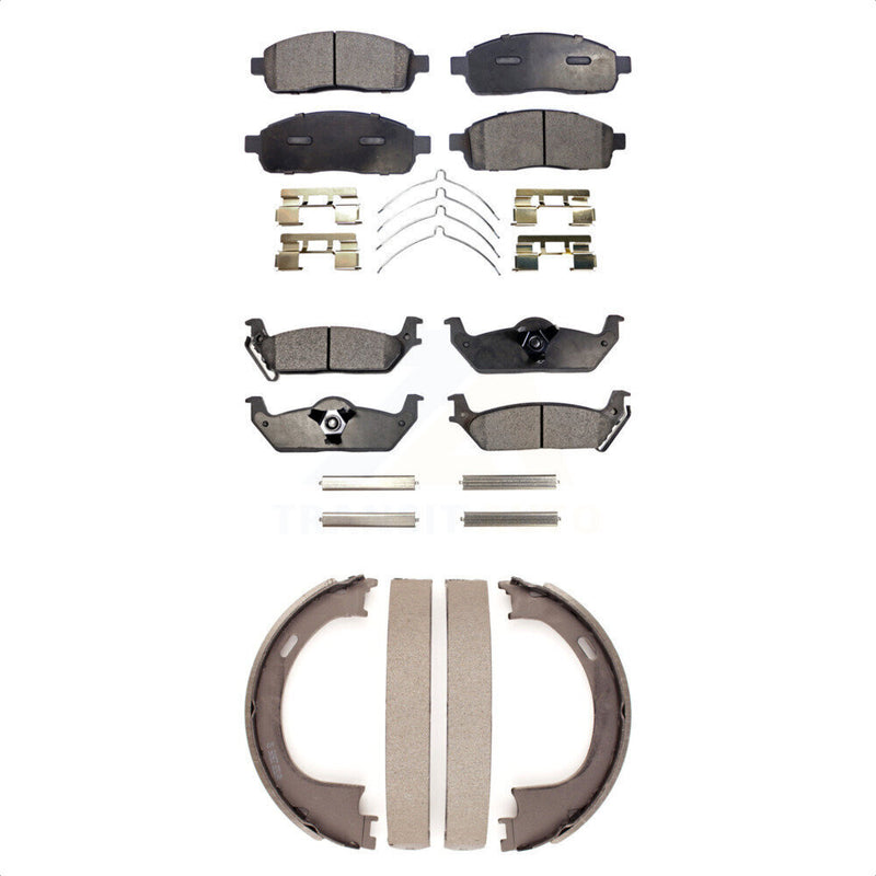 Transit Auto KFN-100622 Disc Brake Pad for 2004-2008 Lincoln Mark LT, Ford F-150 - Front and Rear