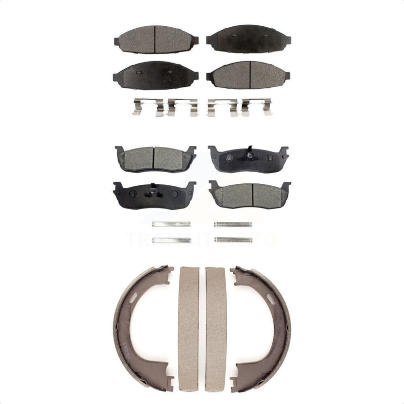 Transit Auto KFN-100623 Disc Brake Pad for 2003-2010 Lincoln Town Car - Front and Rear