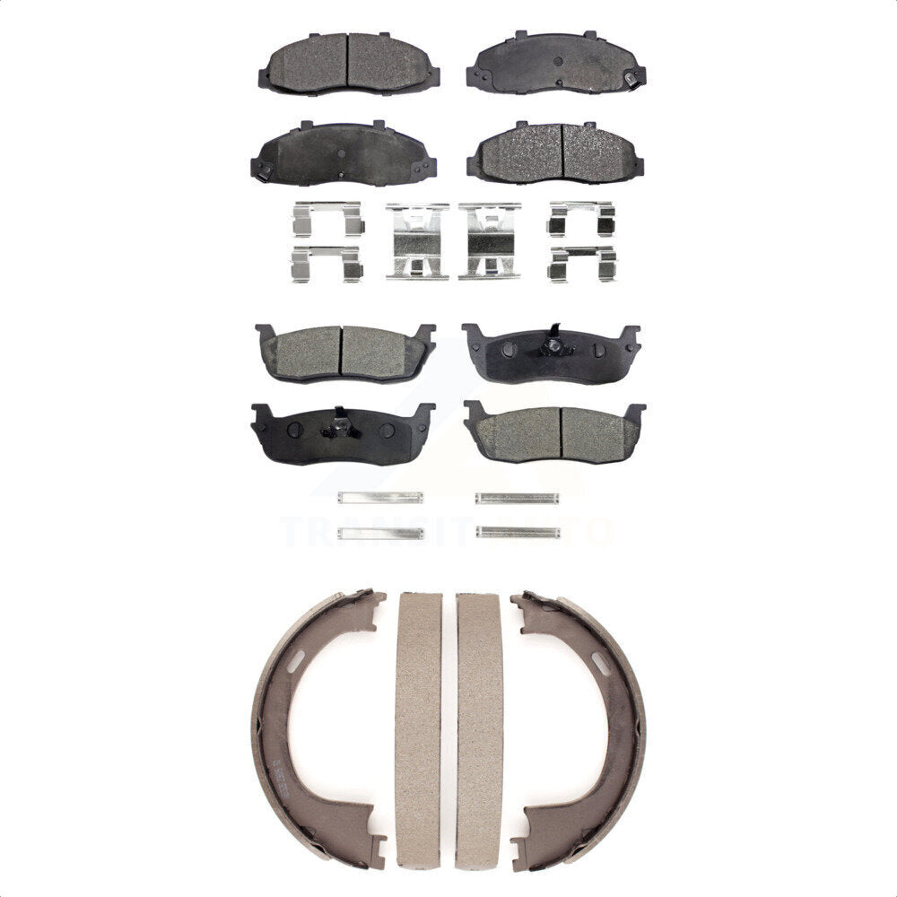 Transit Auto KFN-100626 Disc Brake Pad for 1997-2004 Ford F-150 Heritage, Lincoln Blackwood, Ford F-150 - Front and Rear