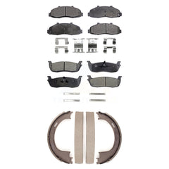 Transit Auto KFN-100626 Disc Brake Pad for 1997-2004 Ford F-150 Heritage, Lincoln Blackwood, Ford F-150 - Front and Rear