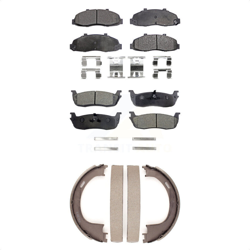 Transit Auto KFN-100626 Disc Brake Pad for 1997-2004 Ford F-150 Heritage, Lincoln Blackwood, Ford F-150 - Front and Rear