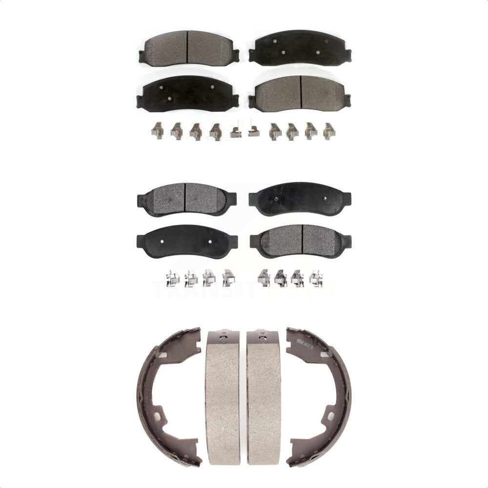 Transit Auto KFN-100629 Disc Brake Pad for 2010-2011 Ford F-350 Super Duty, Ford F-250 Super Duty - Front and Rear