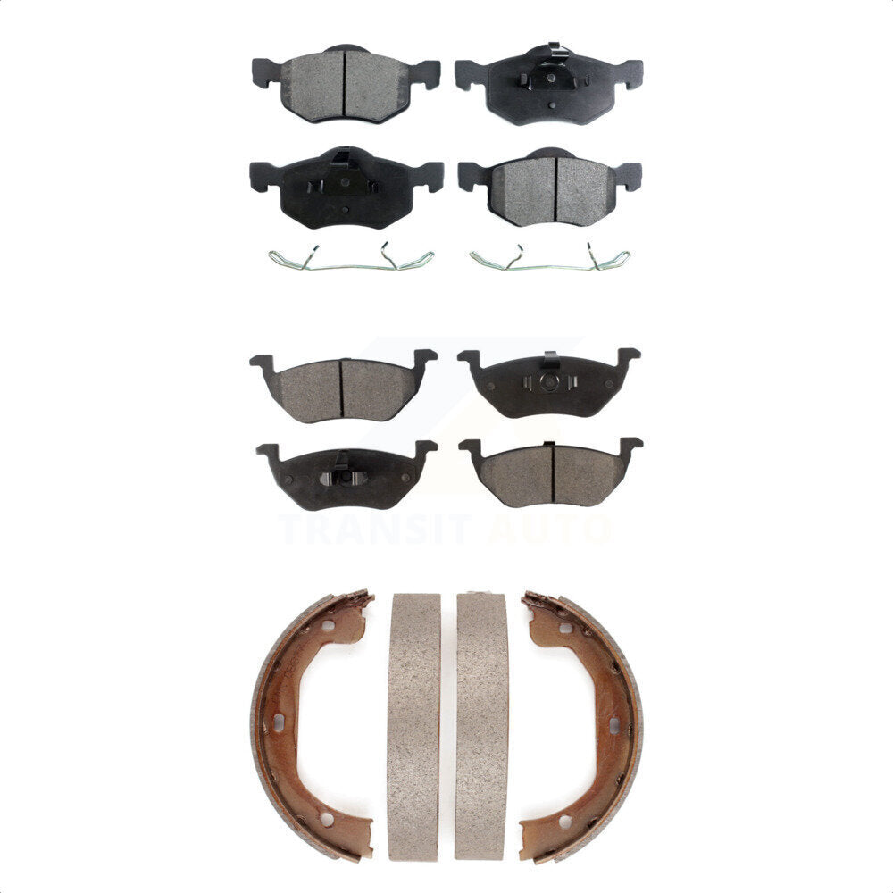 Transit Auto KFN-100632 Disc Brake Pad for 2005-2006 Mazda Tribute - Front and Rear