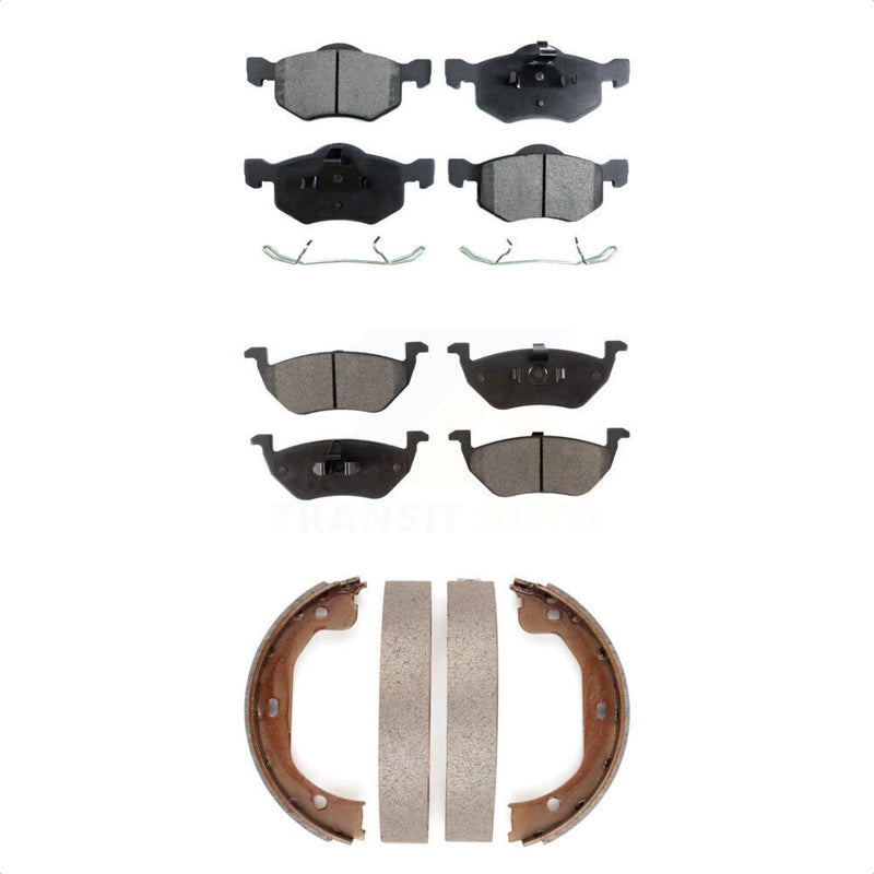 Transit Auto KFN-100632 Disc Brake Pad for 2005-2006 Mazda Tribute - Front and Rear