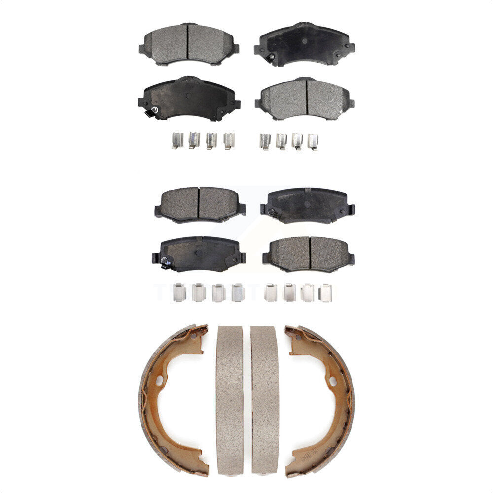 Transit Auto KFN-100635 Disc Brake Pad for 2007-2018 Jeep Wrangler JK, Jeep Liberty and More - Front and Rear