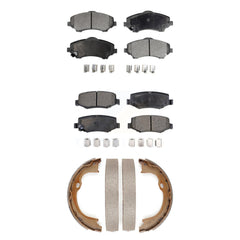 Transit Auto KFN-100635 Disc Brake Pad for 2007-2018 Jeep Wrangler JK, Jeep Liberty and More - Front and Rear
