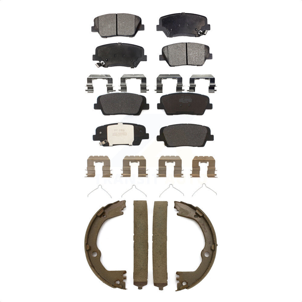 Transit Auto KFN-100641 Disc Brake Pad for 2014-2015 Kia Sorento - Front and Rear