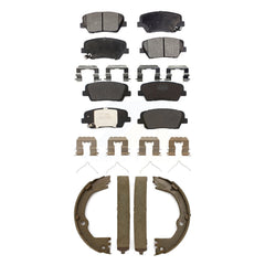 Transit Auto KFN-100641 Disc Brake Pad for 2014-2015 Kia Sorento - Front and Rear
