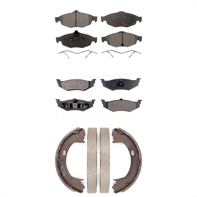 Transit Auto KFN-100644 Disc Brake Pad for 2001-2006 Chrysler Sebring, Dodge Stratus - Front and Rear