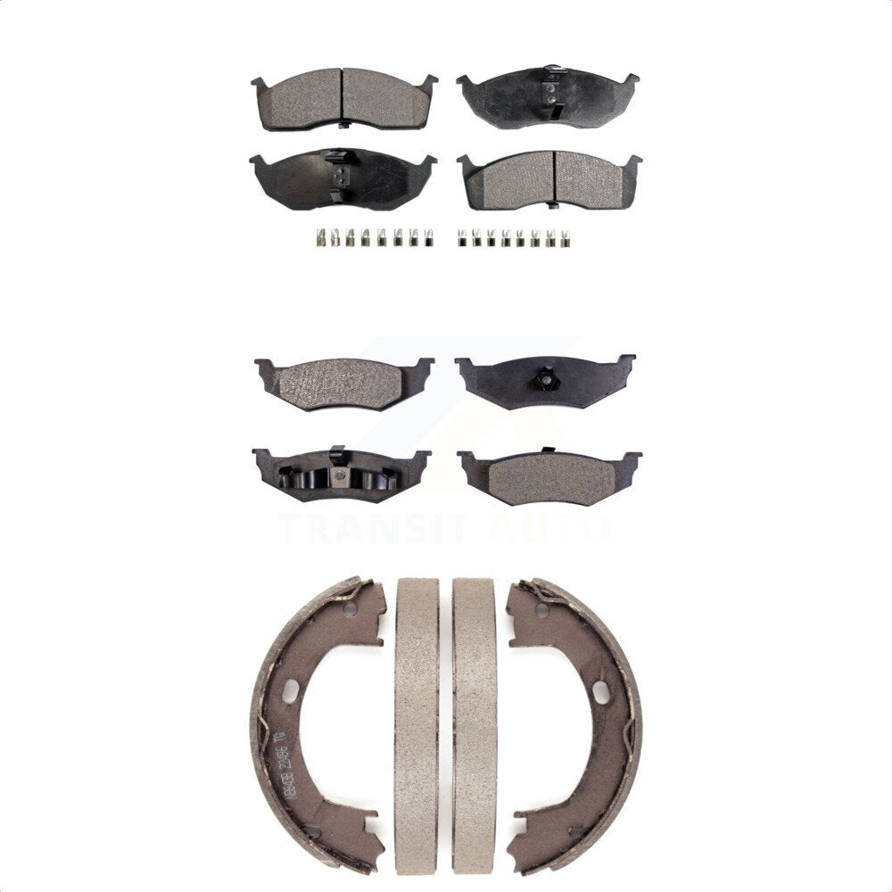 Transit Auto KFN-100645 Disc Brake Pad for 1995-2004 Dodge Intrepid, Chrysler 300M and More - Front and Rear