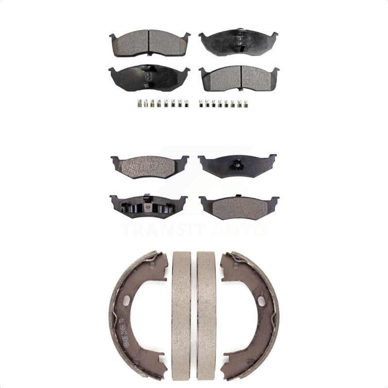 Transit Auto KFN-100645 Disc Brake Pad for 1995-2004 Dodge Intrepid, Chrysler 300M and More - Front and Rear