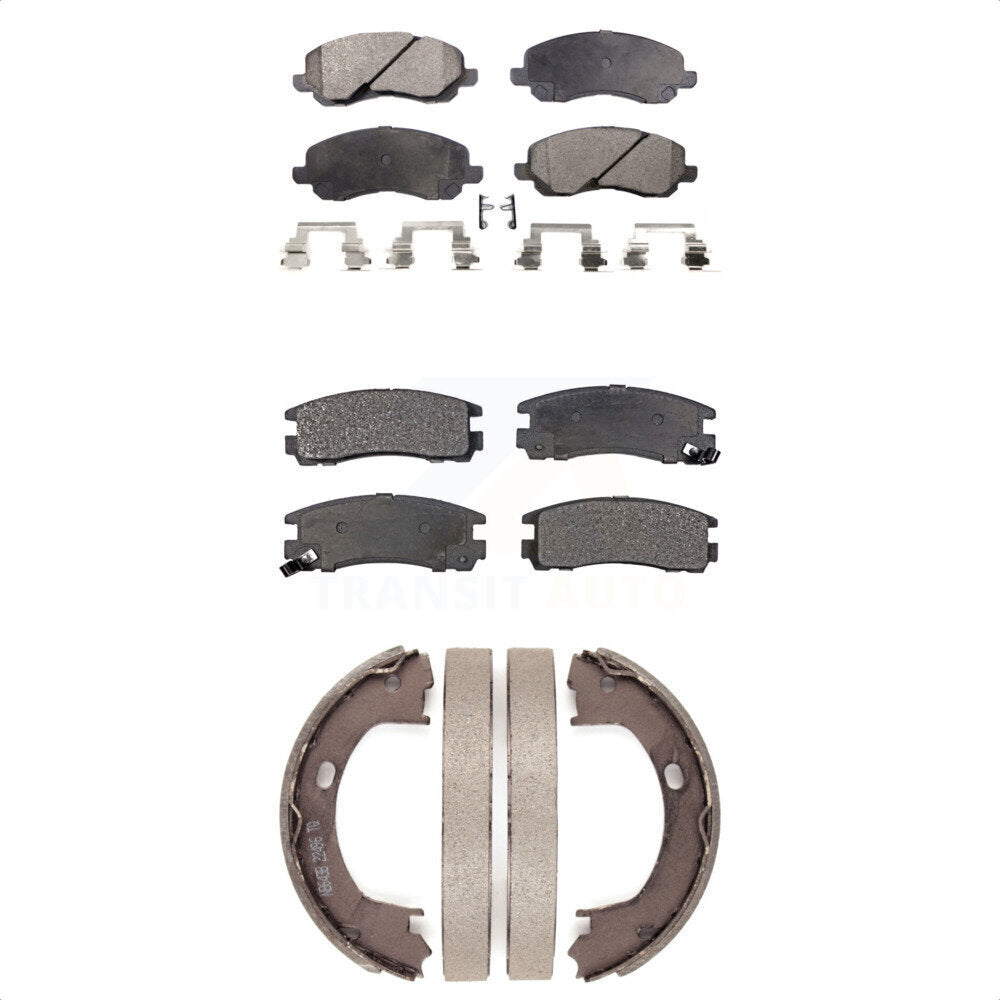 Transit Auto KFN-100646 Disc Brake Pad for 2001-2005 Mitsubishi Eclipse, Dodge Stratus - Front and Rear