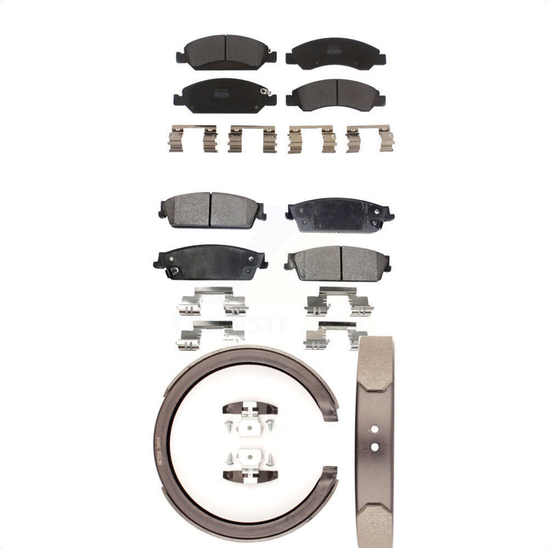 Transit Auto KFN-100647 Disc Brake Pad for 2007-2014 Cadillac Escalade, Cadillac Escalade ESV and More - Front and Rear