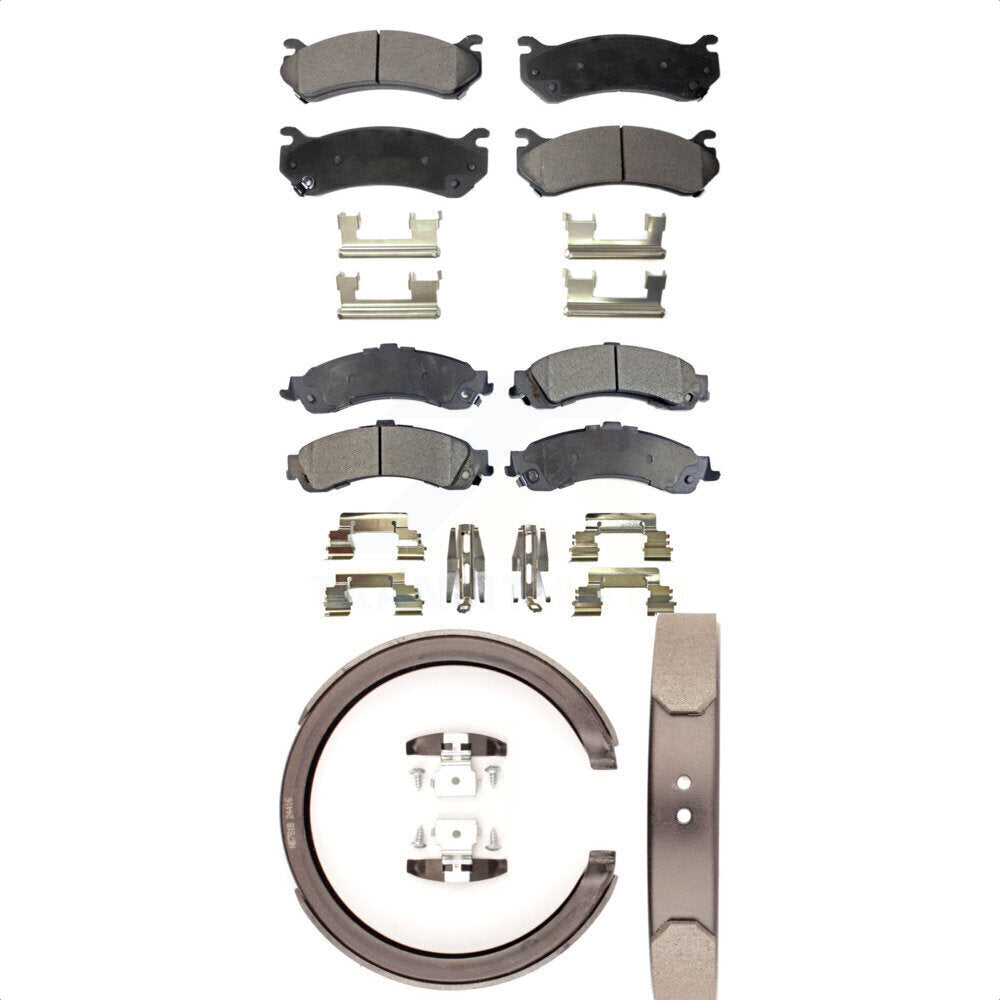 Transit Auto KFN-100648 Disc Brake Pad for 2000-2006 Chevrolet Silverado 1500, GMC Sierra 1500 and More - Front and Rear