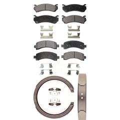 Transit Auto KFN-100649 Disc Brake Pad for 2002-2008 Cadillac Escalade, Chevrolet Avalanche 1500 and More - Front and Rear