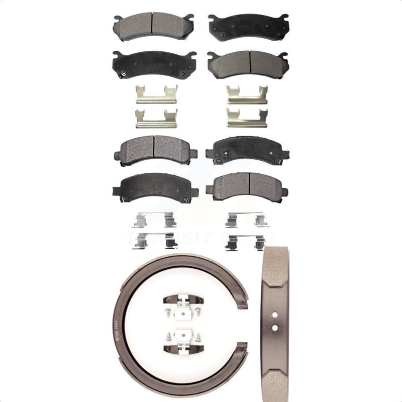 Transit Auto KFN-100649 Disc Brake Pad for 2002-2008 Cadillac Escalade, Chevrolet Avalanche 1500 and More - Front and Rear