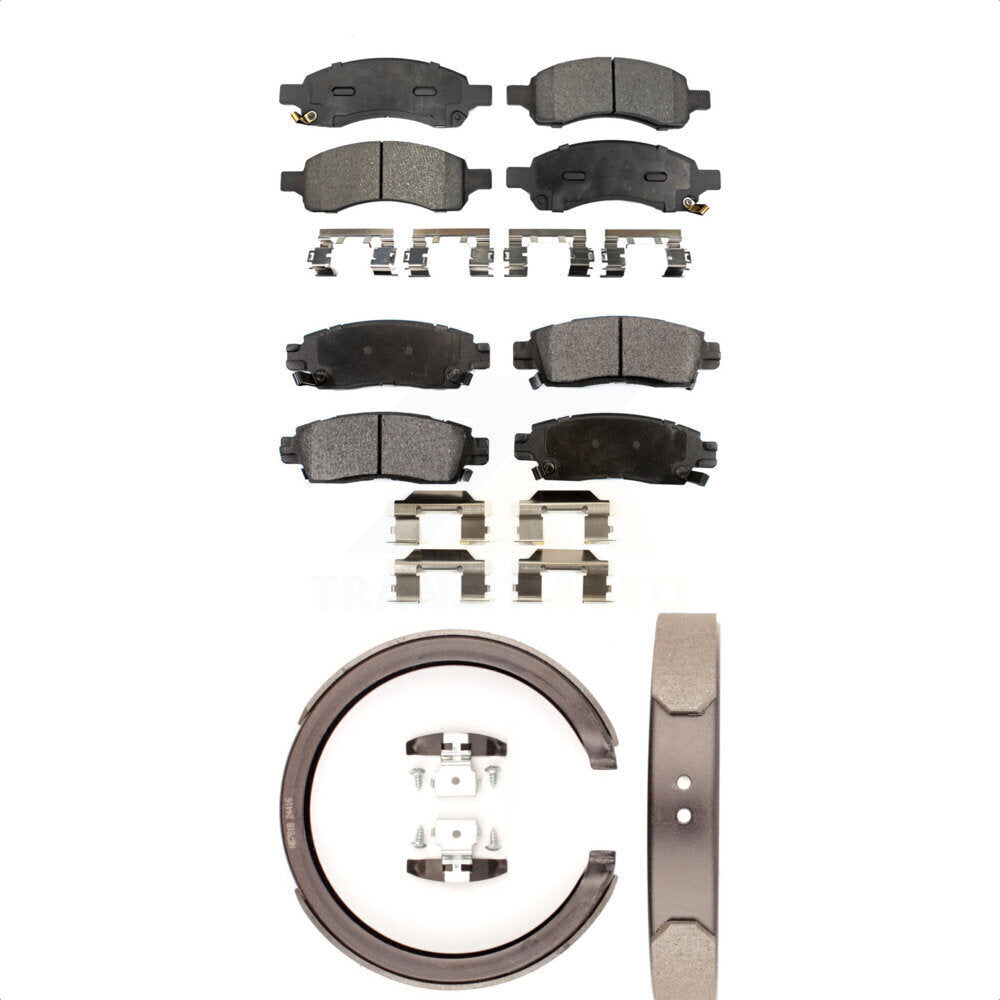 Transit Auto KFN-100650 Disc Brake Pad for 2006-2009 Isuzu Ascender, Buick Rainier and More - Front and Rear