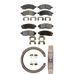 Transit Auto KFN-100650 Disc Brake Pad for 2006-2009 Isuzu Ascender, Buick Rainier and More - Front and Rear