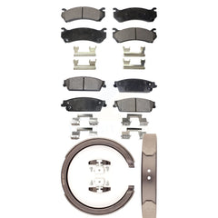 Transit Auto KFN-100651 Disc Brake Pad for 2007 Chevrolet Silverado 1500 - Front and Rear