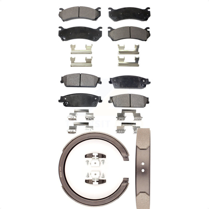 Transit Auto KFN-100651 Disc Brake Pad for 2007 Chevrolet Silverado 1500 - Front and Rear