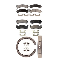 Transit Auto KFN-100652 Disc Brake Pad for 2001-2006 Chevrolet Silverado 1500 HD, GMC Sierra 1500 HD and More - Front and Rear