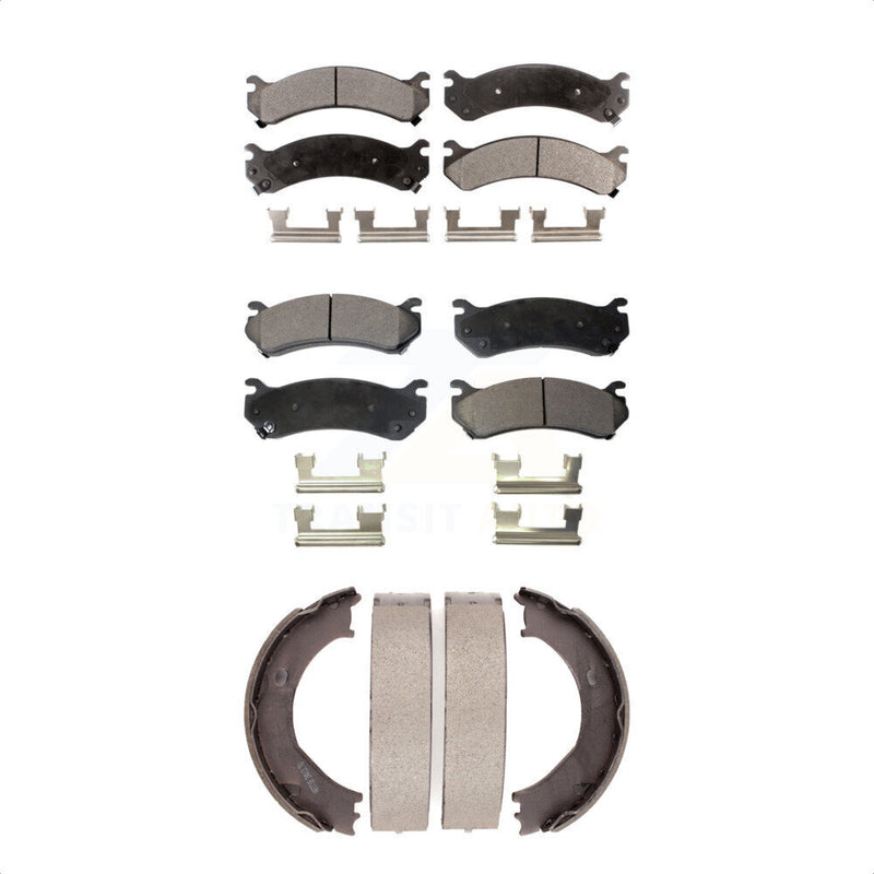 Transit Auto KFN-100653 Disc Brake Pad for 1999-2010 GMC Sierra 3500 HD, Chevrolet Silverado 1500 HD Classic and More - Front and Rear