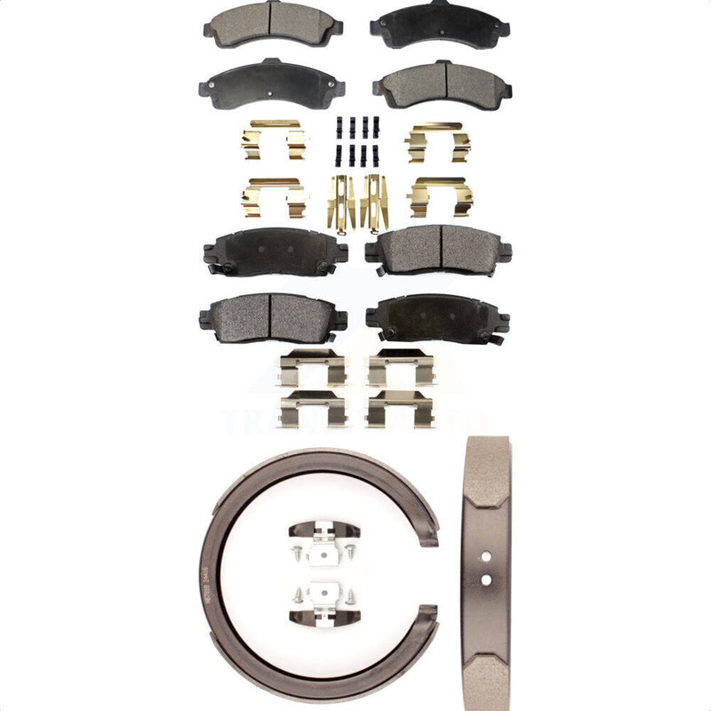 Transit Auto KFN-100654 Disc Brake Pad for 2002-2006 Isuzu Ascender, Saab 9-7x and More - Front and Rear