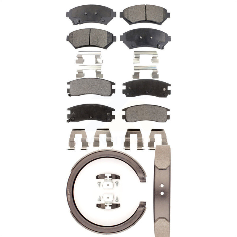 Transit Auto KFN-100656 Disc Brake Pad for 2000-2005 Cadillac DeVille - Front and Rear
